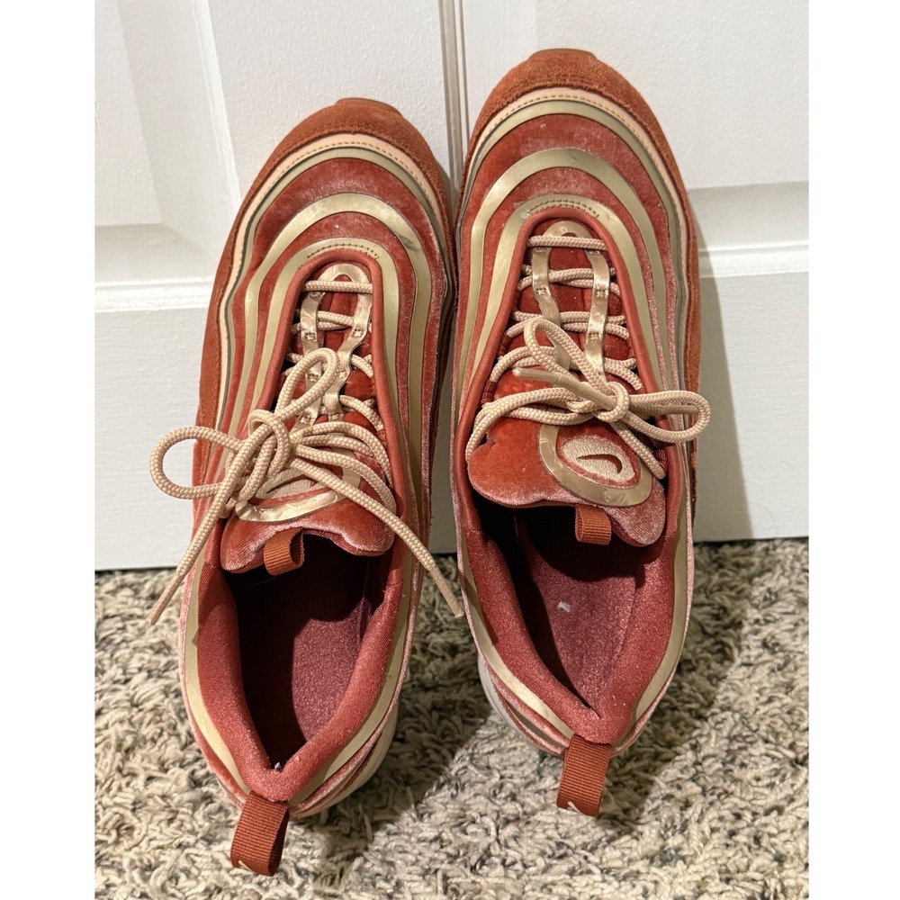 Nike Air Max 97 LX Velvet Dusty Peach Bio Beige AH6805-200 Womens 10 - Picture 4 of 5